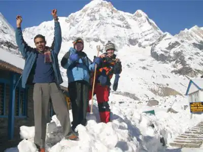 Annapurna tayanch lageri qisqa sayohati