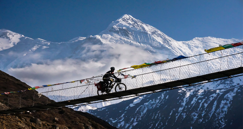 Nepal mountain biking