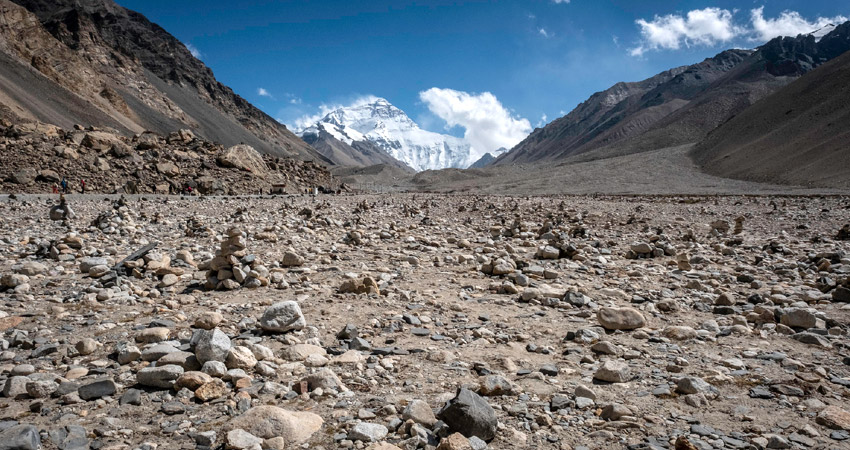 Everest base camp Tibet