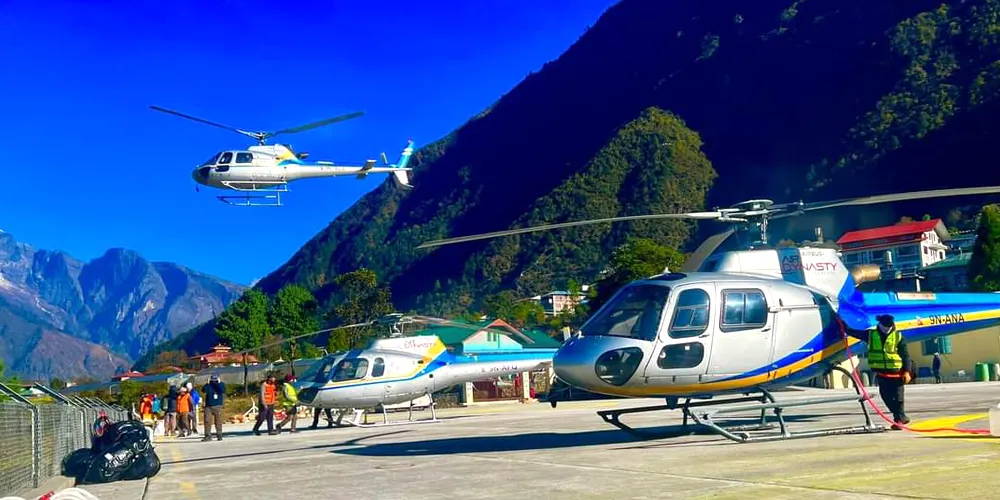 Kathmandu to Lukla Helicopter flight