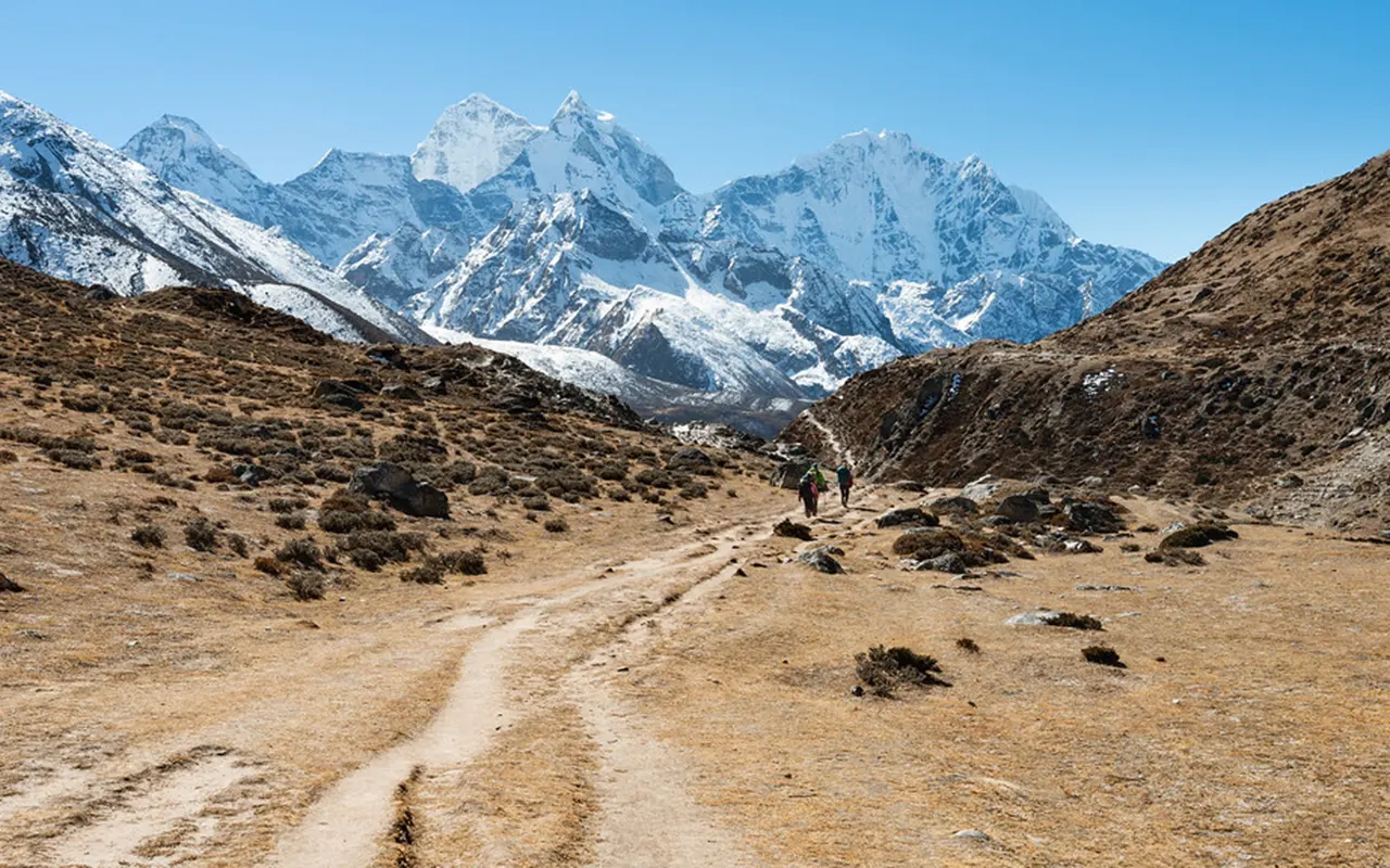 Everest Base Camp Retunning View